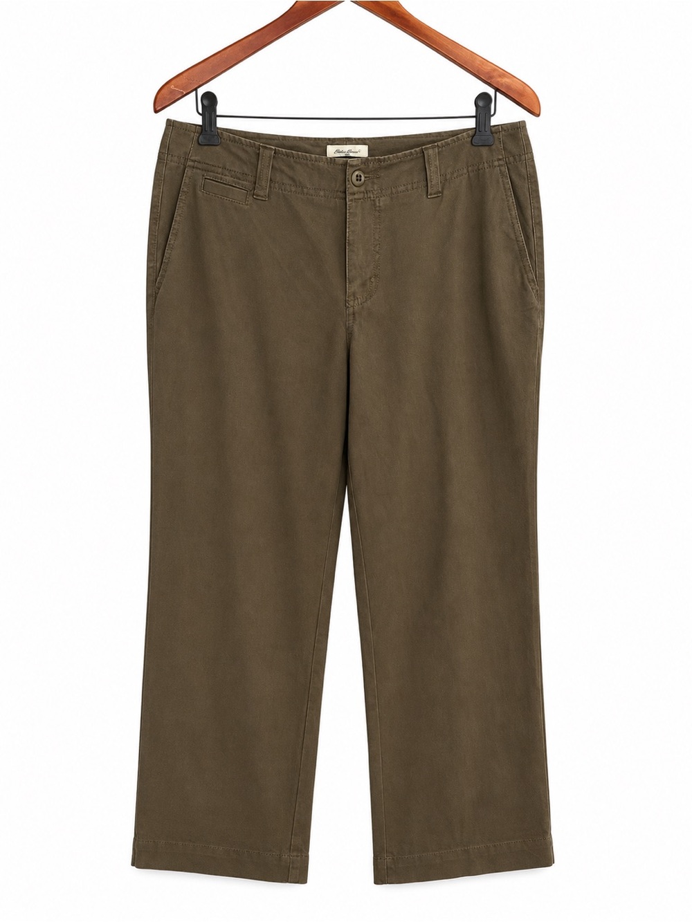 Vintage Eddie Bauer Vashon Olive Green Pants 8 Straight Leg Khaki Chino